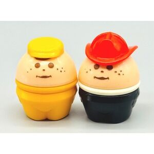 Little Tikes Toddle Tots Fireman Garbageman Vintage Toys Lot of 2